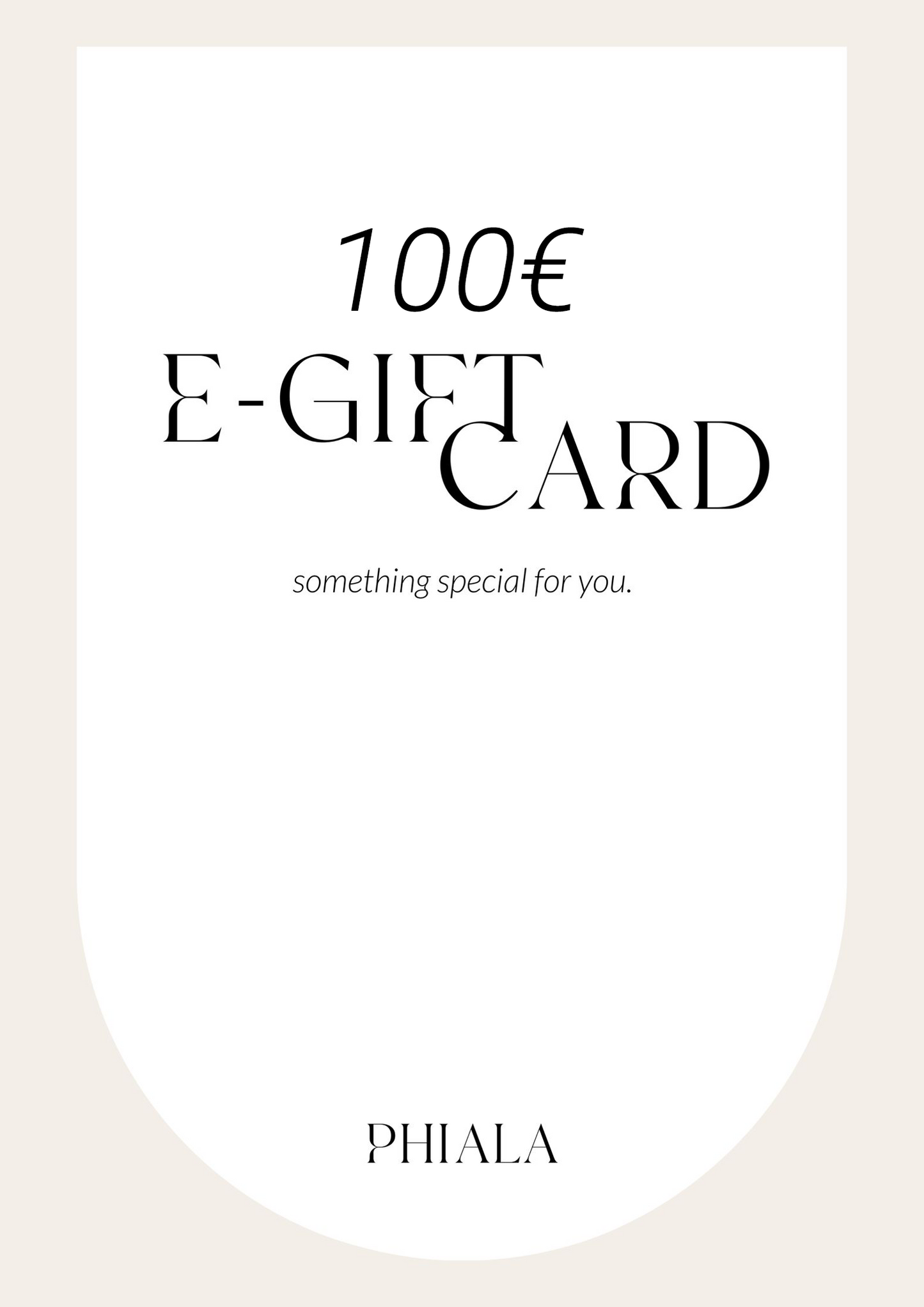 Phiala Geschenkgutschein