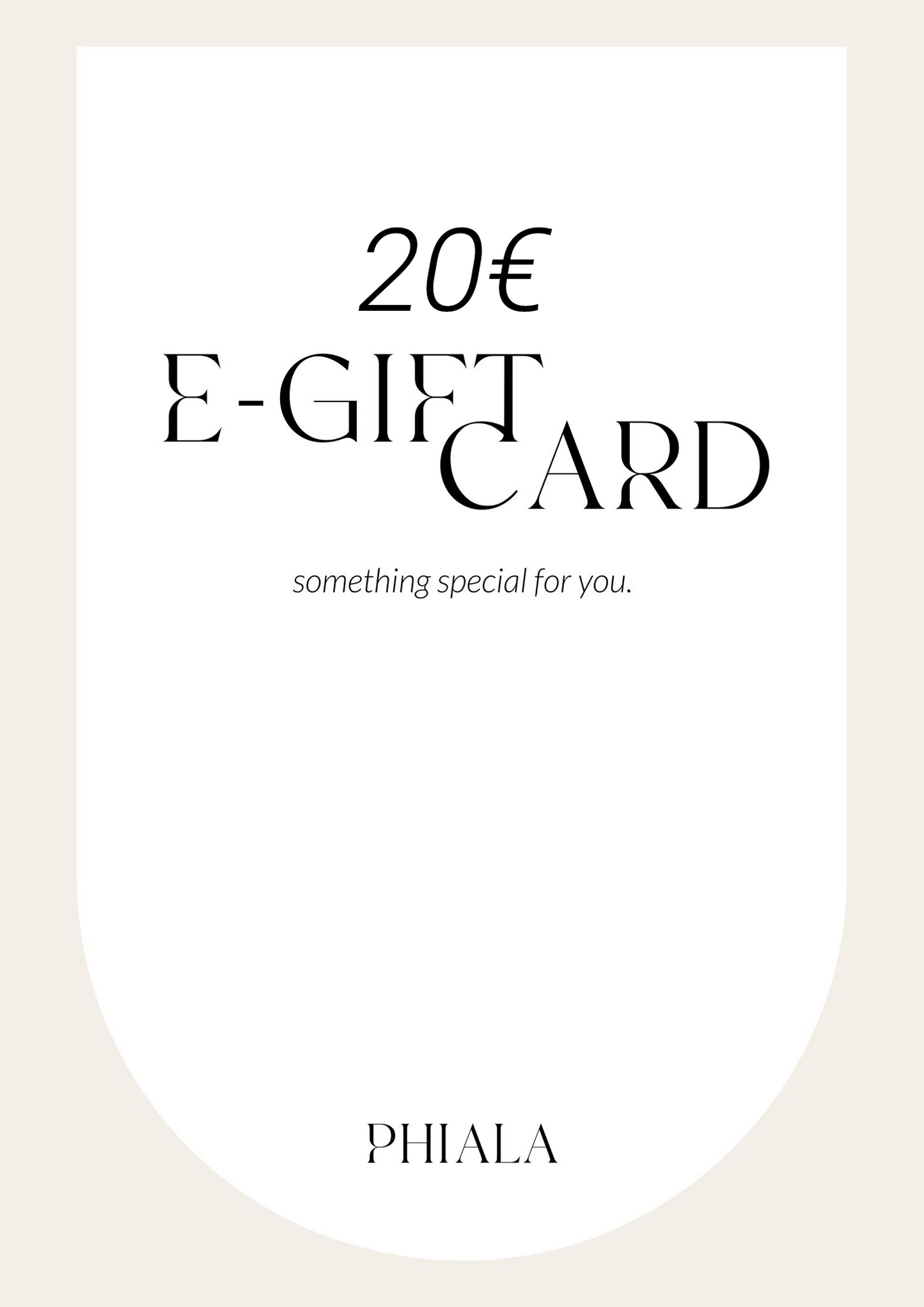 Phiala Geschenkgutschein